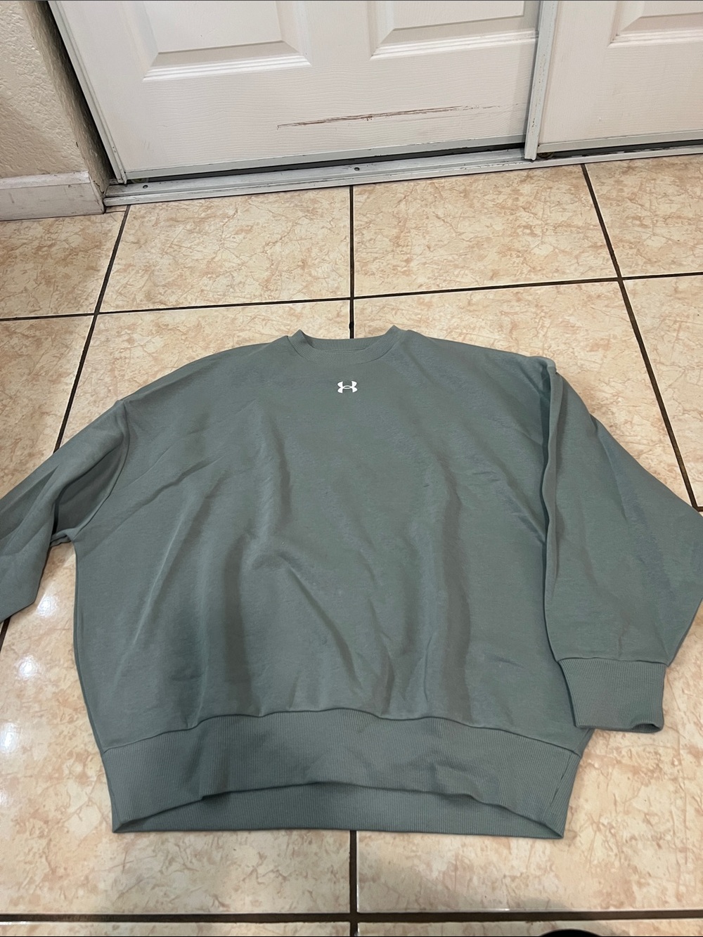 Under Armour Men's Crewneck Sweatshirt - Sage Green